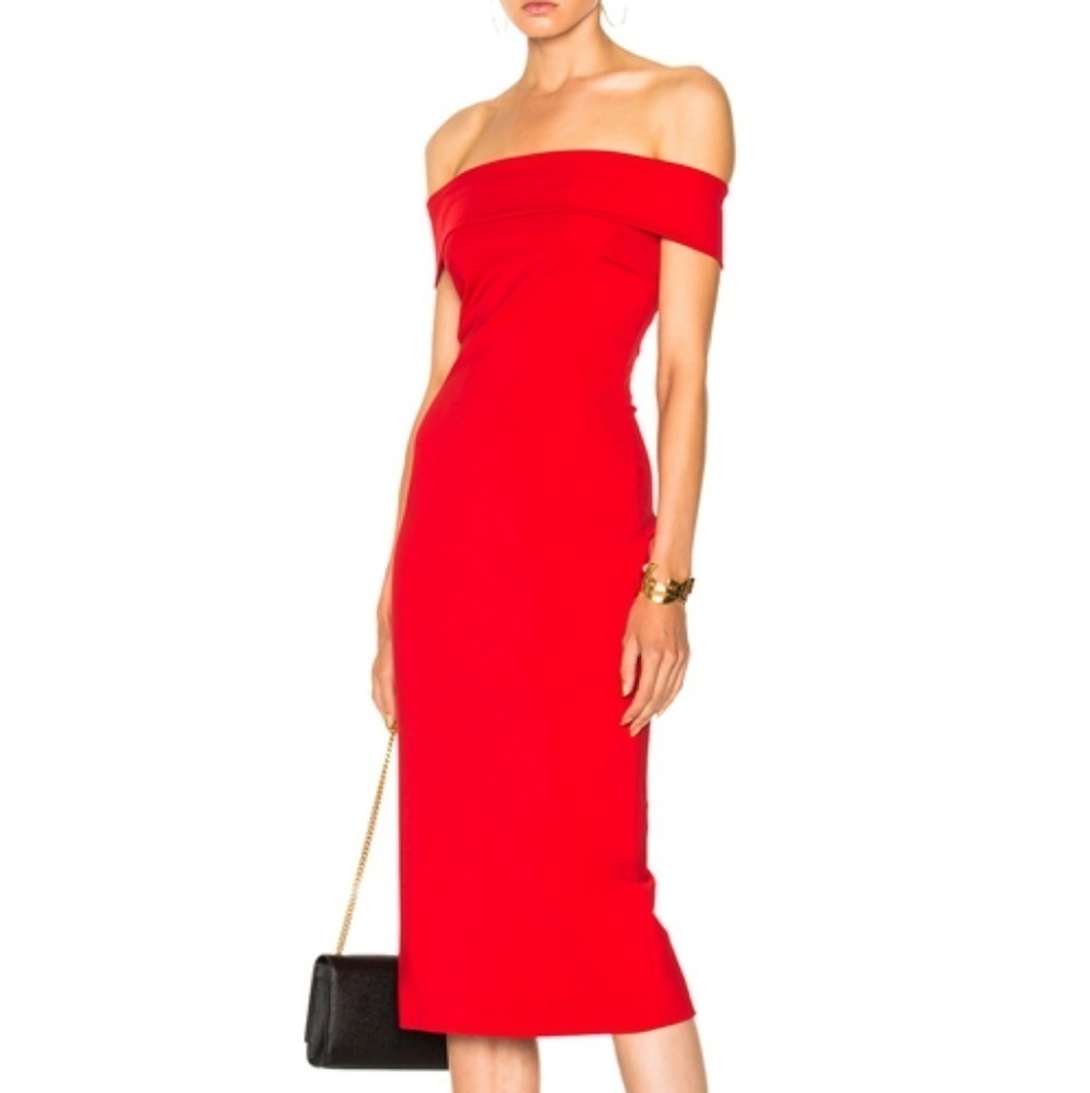 Cushnie Pencil‎ Dress in Poppy Sz 6